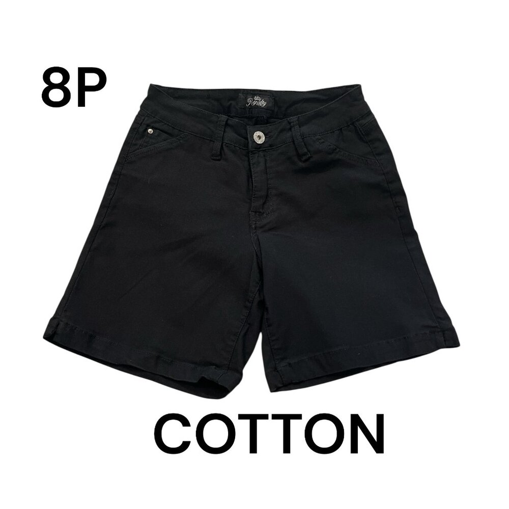 ROYALTY FOR ME Women's Shorts Size 8P Cotton Stretchy High Waisted